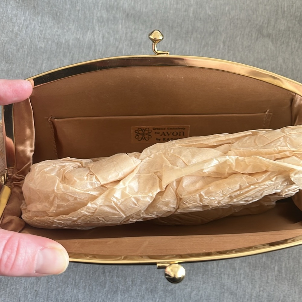 Avon by Kadin Gold Hand Purse - Picture 2 of 4